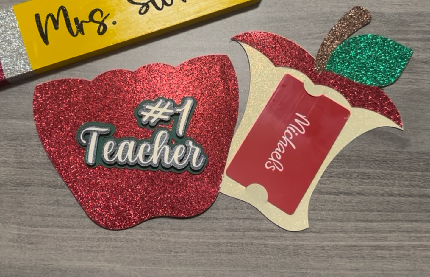 Teacher Appreciation Pencil & Gift Card Holder